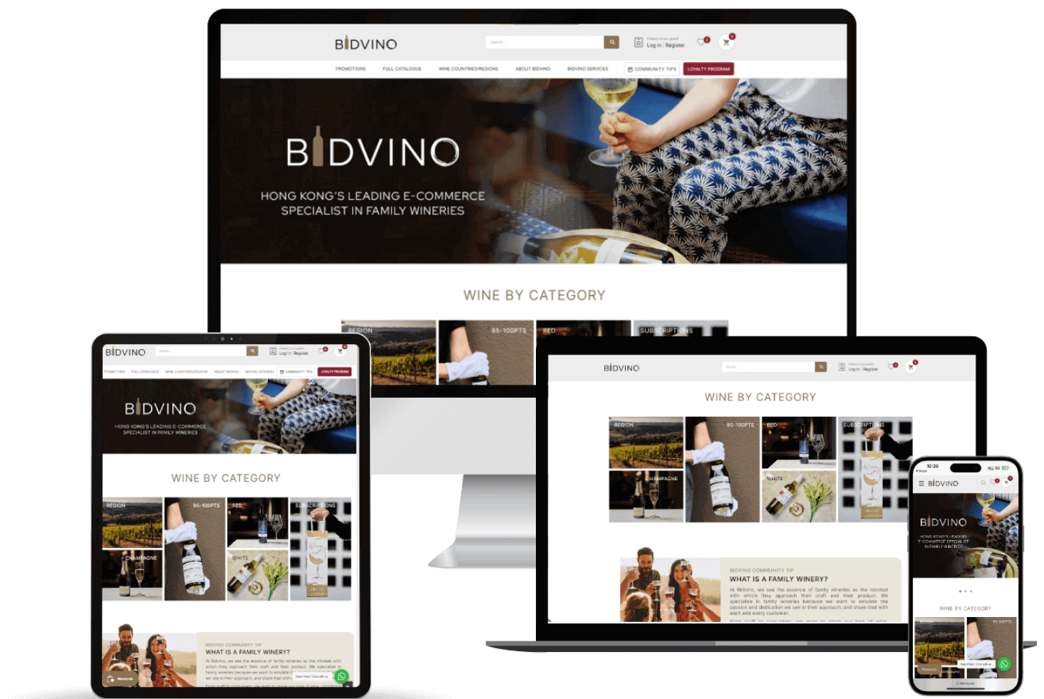 Bidvino-Devices