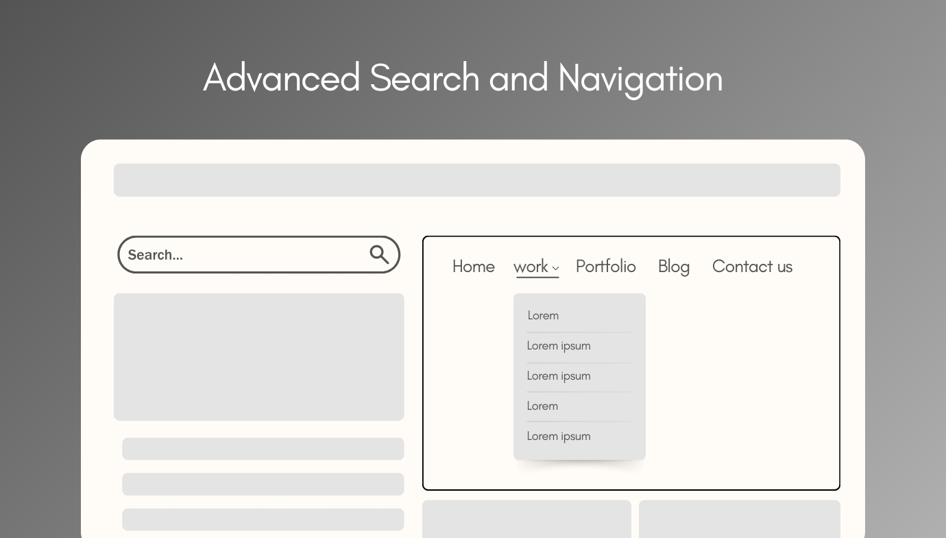 Advanced Search and Navigation